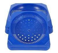 TOYANDONA Lot de 2 Grands Nids D'incubation en Plastique Aérés pour Pigeons, Nid Carré Solide et Respirant, Accessoires D’élevage Reproduction Ponte des Oiseaux, Usage Domestique