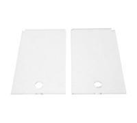 TOYANDONA Lot de 2 Grattoirs à Fartage Snowboard en Acier Inoxydable Transparent - Outil Multifonction pour Entretien, Nettoyage et Retrait Rapide de Cire - Accessoire Léger Voyage