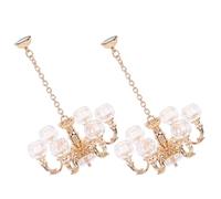 TOYANDONA Lot de 2 Lampes pour Maison de Poupée : Plafonnier LED à L'échelle 1:12, Applique Murale Miniature pour Décoration de Maison de Poupée Et Accessoires de Bricolage (doré)