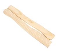 TOYANDONA Lot de 2 Manches en Bois de Châtaignier 38 Cm pour Hachette, Accessoires de Remplacement Robustes, Poignées Ergonomiques pour Outils de Camping et Jardinage, Remplacement