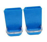 TOYANDONA Lot de 2 Mangeoires pour et Volailles Grosse Capacité Accessoire de Cage Aliment Clean et Solide