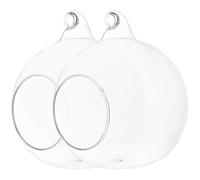 TOYANDONA Lot de 2 Nids Rafraîchissants en Verre pour Petits Animaux, Maison D'été pour Hamsters, Cochons d'Inde et Hérissons, Niche Petite Taille, Abri Frais et Confortable pour Cage