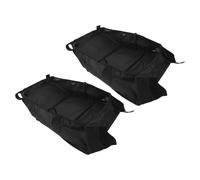 TOYANDONA Lot de 2 Organiseurs de Panier de Poussette en Oxford Noir Filet de Rangement sous Poussette Multifonctionnel Compatible et Classiques pour Sorties et Voyages en Famille