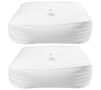 TOYANDONA Lot de 2 Paquet Lestés D'eau Carrés en Pvc, Bases Stables pour Arche de Ballons, Poids de Base Réutilisables pour Décoration de Fête, Mariage et Anniversaire, Ancrage Parapluie