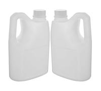 TOYANDONA Lot De 2 Pichets À Jus Avec Couvercles En Plastique Pour Conserver Les Jus Pour Smoothie Avec Couvercle Réutilisables Blancs