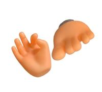 TOYANDONA Lot de 2 Porte-Brosses à Dents à Ventouse pour Doigt et Orteil Support Mural Compact pour Salle de Bain Organisateur Pratique et Suspendu pour Rangement Hygiénique des Brosses