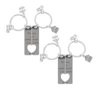 TOYANDONA Lot de 2 porte-clés humoristiques « Nouvelle maison » : porte-clés 2026 pour les nouveaux propriétaires - Cadeaux romantiques pour un anniversaire, la Saint-Valentin ou une pendaison de