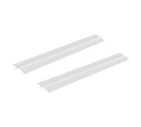TOYANDONA Lot de 2 Protections en Silicone Transparentes pour Espaces Entre Poêles 53 Cm, Joint de Remplissage Flexible Résistant la Chaleur, Anti-débordement pour Four et Cuisinière,