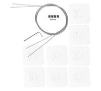 TOYANDONA Lot de 2 Sangles de Sécurité Réglables Métalliques 42 Pouces Fixations Adhésives sans Perçage pour Téléviseurs et Meubles Anti-basculement, Ancrages Robustes pour Protection