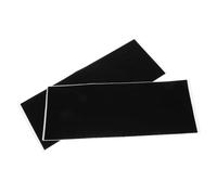 TOYANDONA Lot de 2 Semelles Adhésives Antidérapantes Noires 11 MM D’Épaisseur Texture Ondulée pour Protection et Réparation de Semelles de Chaussures Plates et Baskets