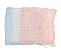 TOYANDONA Lot De 2 Serviettes En Mousseline De Coton Doux Pour Bébé Débarbouillettes Pour Bébé Lingettes Pour Le Visage Doudous Pour Nouveau-né Mousseline Pour 3 Pièces X 2