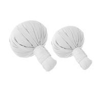 TOYANDONA Lot de 2 set de Balles de Massage aux Herbes D’Absinthe Naturelle Grosse et Extra-Large Boules Chinoises pour Thérapie des Mains et Massage des Pieds Accessoires Spa pour