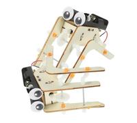 TOYANDONA Lot de 2 Sets de Robots Araignées en Bois à Construire, Kit Scientifique Éducatif DIY pour Garçon et Filles, D’expérimentation Stem Intellectuel, Matériel de Bricolage Éducatif