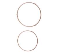 TOYANDONA Lot de 2 Supports de Platine Roue 1,4 CM pour Micro-Ondes, Anneau de Plateau en Plastique Résistant à Haute Température, Pièces de Remplacement pour Four à Couleur Aléatoire