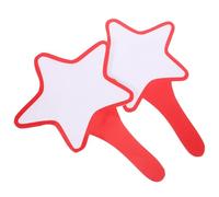 TOYANDONA Lot de 2 Tableaux Blancs Effaçables à Sec 20 X 28 Cm, Mini Tableau Blanc Portable Simple Face, Pagaie Écriture pour Arbitres et Compétitions Sportives