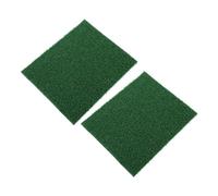 TOYANDONA Lot de 2 Tapis en Gazon Artificiel 20X25 CM pour Aquarium et Terrarium Décor Végétal Réaliste pour Tortues et Poissons Plateforme de Repos Confortable pour Reptiles Décoration