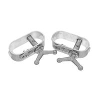 TOYANDONA Lot de 2 Tendeurs de Câble Robuste en Acier Galvanisé, Outil de Serrage de Fil Manuel pour Clôture, Mini Treuil Jardinage et Entretien Extérieur, Adapté Fil de Treillis