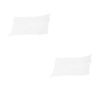 TOYANDONA Lot De 2 Toiles D'Araignée Décoratives À LED pour Halloween Décoration D'Intérieur Extérieur Noir pour Porte d'halloween Imitation Coton Blanc
