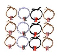 TOYANDONA Lot de 20 Élastiques à Cheveux de Dinosaure pour Garçon et Filles, Bandeaux en Caoutchouc Colorés, pour Tenir les Cheveux Quotidien et Toutes Occasions Couleur Couleur Aléatoire