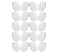 TOYANDONA Lot de 20 Mèches en Laine Céramique Noyaux en Fibre pour Cheminée Bioéthanol de Table Ronde, Isolation en Fibre Céramique Résistante la Chaleur, pour Foyers Portables et Brasero