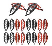 TOYANDONA Lot de 20 Pinces à Cheveux Banane Plates Faites Main Mini Pinces de Poisson Couleur Noir et Café Accessoires Coiffure pour Femmes et Filles Maintien Ajustable Queue de Cheval