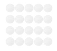 TOYANDONA Lot de 20 Protège-badges Transparents Ronds 55 Mm en Pvc Épais Imperméable, Étui de Protection pour Badge Souvenir D'animation, Accessoire Pratique pour Collection et Exposition