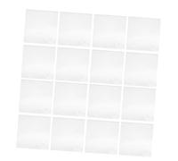 TOYANDONA Lot de 24 Pochettes de Disques Vinyle Extérieures en Plastique Blanc, Protection Vinyle Résistante à L’Eau, Pochette 45 Tours pour Rangement