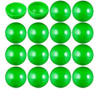 TOYANDONA Lot de 25 Boules de Loterie Creuses Vertes 4 Cm en Plastique sans Couture pour Tirage au Sort, Jeux de Loto et Accessoires Fête Maison