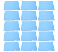 TOYANDONA Lot de 25 Pochettes Imperméables A4 en Plastique Bleu pour Partitions, Organiseur de Documents de Bureau et Sacoche à Dossiers Élève, Protège-partitions Léger pour