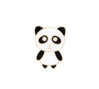 TOYANDONA Lot de 3 Broches Créatives de Panda et Pingouin Accessoires de Costume en Métal Solide Décoration Élégante Noire et Blanche Présent Original pour Fête ou Banquet