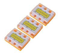 TOYANDONA Lot de 3 Diapasons Accordeur de Guitare Acoustique et Électrique à 6 Trous, Anche Métallique et Coque Abs, Portable pour Accordage Précis Guitare, Ukulélé et Violon,