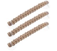 TOYANDONA Lot de 3 Échelles de Corde Tressée pour Bernard-L'Hermite Reptiles et Lézards - Accessoires Suspendus pour Terrarium Corde d'escalade Naturelle Décoration et Jeu pour Habitat