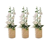 TOYANDONA Lot de 3 Mini-Plantes artificielles en Pot - Mini bonsaï Artificiel - Simulation de Plante Verte en Pot pour Maison de poupée, Accessoires de Jardin féérique