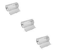 TOYANDONA Lot De 3 Paniers De Cuisson Réutilisables en Acier Inoxydable Argenté pour Rôtissoire Électrique Grille Ronde en Maille Panier De Remplacement pour Friteuse À Air