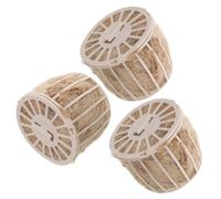 TOYANDONA Lot de 3 Pièces de Matériau de Nidification en Jute Naturel Doux pour Oiseaux Sauvages Compatible Canaris et Perruches Litière pour Nid D’Extérieur Améliore Chaleur et Confort