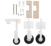 TOYANDONA Lot de 3 Roues de Train d'Atterrissage pour Modèles Réduits d'avion, Accessoires pour Maquettes d'Hélicoptères et Voitures, pour Projets de Modélisme à Assembler