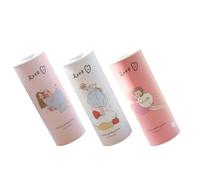 TOYANDONA Lot de 3 Rouleaux Cylindriques de Mouchoirs en Papier Imprimés pour Voiture Boîte à Mouchoirs Décorative Lingettes Nettoyantes Auto Format Compact Pratique pour Usage Quotidien