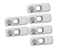 TOYANDONA Lot De 3 Serrures Pratiques Pour Portes Et Tiroirs Verrous Pour Enfants Robustes Et Faciles À Utiliser 2 Pièces X 3