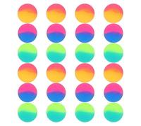 TOYANDONA Lot de 30 balles rebondissantes : balles Multicolores en Caoutchouc à Fort Rebond pour distributeurs automatiques, piñatas, Prix de fête foraine, Pochettes Surprises et Sacs Cadeaux.