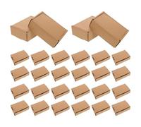 TOYANDONA Lot de 30 Mini Boîtes d'emballage Cadeau Mini Cartons d'emballage pour Petites Entreprises pour Maisons De Poupées