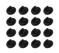 TOYANDONA Lot de 30 Pare-chocs de Protection en Silicone Noir pour Friteuse à Air Chaud, Amortisseurs Résistants à Haute Température, Butoirs Universels pour Plateau et Grille, Accessoires