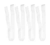 TOYANDONA Lot de 4 Bandes de Marquage Blanches pour Filet de Volley-Ball Sangles Centrales en Toile Résistantes aux Intempéries Accessoire Polyvalent pour Entraînement et Compétition