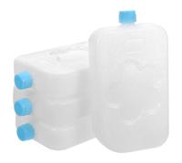 TOYANDONA Lot de 4 Blocs Réfrigérants pour Glacière, Réutilisables, Taille Moyenne, Blanc Motif Flocon de Neige, pour Refroidissement Ventilateur Climatiseur et Conservation