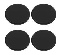 TOYANDONA Lot de 4 Bouchons D’évacuation en Silicone Noir pour Congélateur Coffre, Joints Étanches Résistants au Froid, Diamètre 30 Mm Court, Accessoires de Drainage Universels
