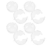 TOYANDONA Lot de 4 Caches-boutons Transparents pour Cuisinière à Gaz, Protection Sécurité Garçon et Filles, Couvre-bouton Anti-allumage Cuisine, Facile à Installer, Usage Répété, Prévention