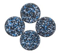 TOYANDONA Lot de 4 Capuchons Antidérapants Bleu Encre pour Pédales D'effets Guitare Électrique 0,9 Pouce Protection pour Boutons de Pédale Overdrive, Delay et Distorsion,