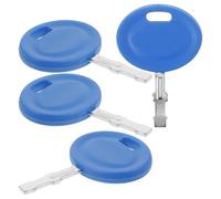 TOYANDONA Lot de 4 Clés de Démarrage en Plastique pour Tondeuse Autoportée, Remplacement Clé de Contact Compatible Multiples Modèles, Accessoires Tondeuses à Gazon, Pièces Détachées Fiables