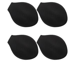 TOYANDONA Lot de 4 Coussinets Protecteurs en Éponge Perforée pour Sous-vêtements Masculins, Noir, Effet Volume Rehaussé, Confort Respirant, Protection Intime pour Sport et Maillots de Bain