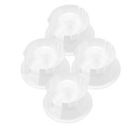 TOYANDONA Lot de 4 Couvercles de Rechange Anti-éclaboussures pour Carafe à Eau en Verre, Couvercle de Pichet Octogonal à Rayures, Joint Étanche, Accessoires la Cuisine pour Boisson Fraîche