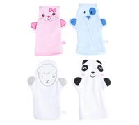 TOYANDONA Lot De 4 De Bain En Coton À Motifs De Dessins Animés Pour Le Nettoyage Des Nouveau-Nés Et Des Nourrissons